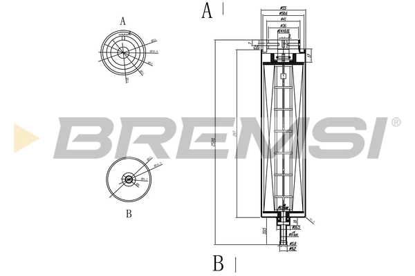 BREMSI Üzemanyagszűrő - FE0051 - TothCarparts