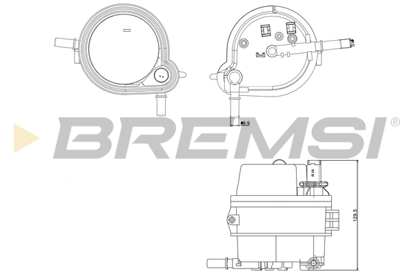 BREMSI Üzemanyagszűrő - FE0160 - TothCarparts