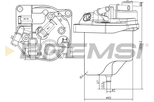BREMSI Üzemanyagszűrő - FE0222 - TothCarparts