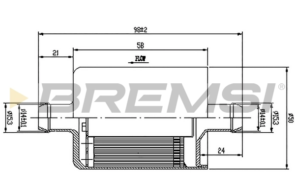 BREMSI Üzemanyagszűrő - FE0324 - TothCarparts