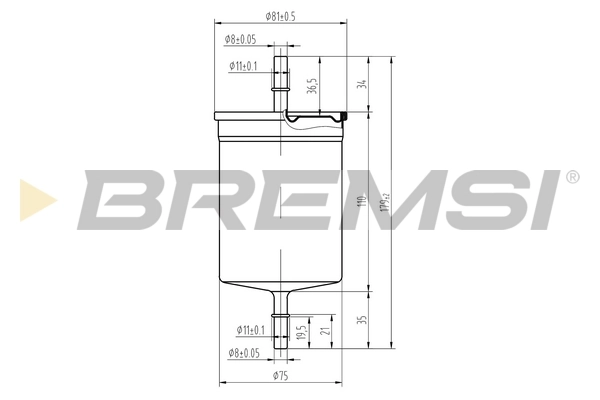 BREMSI Üzemanyagszűrő - FE0394 - TothCarparts