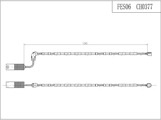 FI.BA figyelmezető kontaktus, fékbetétkopás - FES06 - TothCarparts