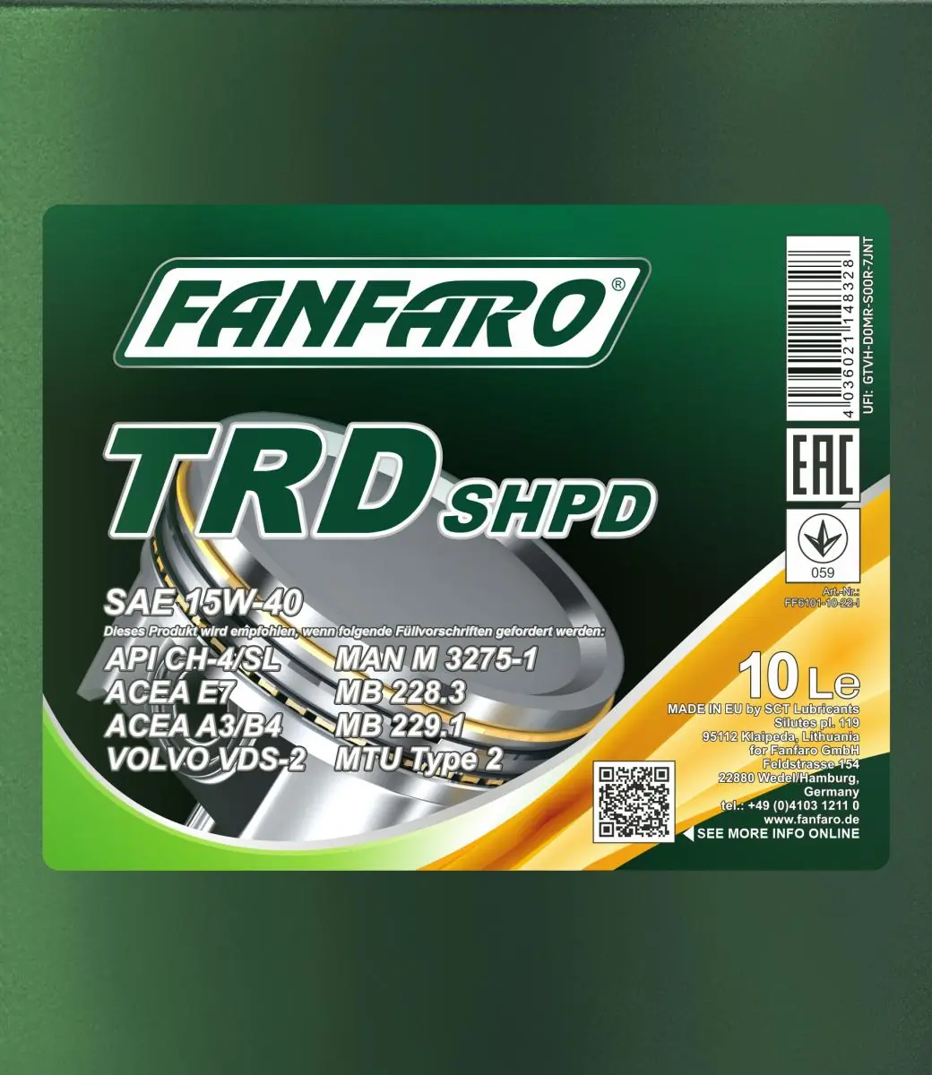 SCT - MANNOL motorolaj - FF6101-10 - TothCarparts