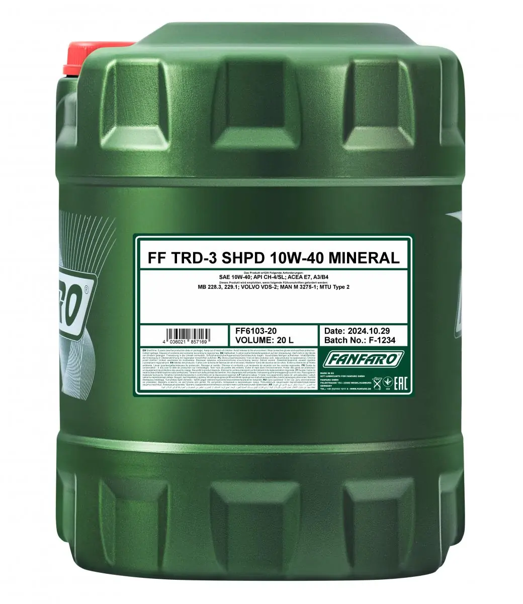 SCT - MANNOL motorolaj - FF6103-20 - TothCarparts