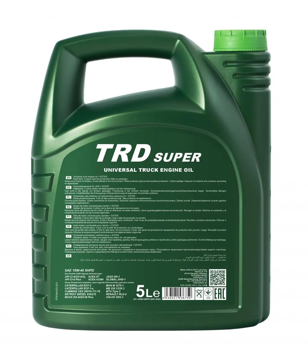SCT - MANNOL motorolaj - FF6104-5 - TothCarparts