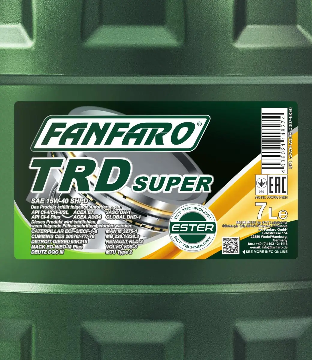 SCT - MANNOL motorolaj - FF6104-7 - TothCarparts