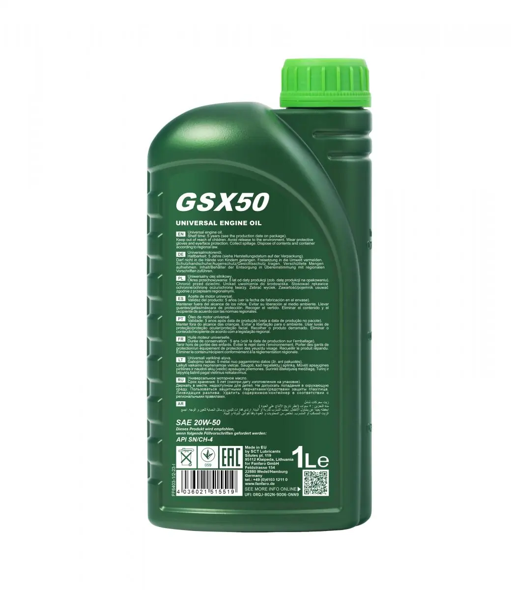 SCT - MANNOL motorolaj - FF6403-1 - TothCarparts