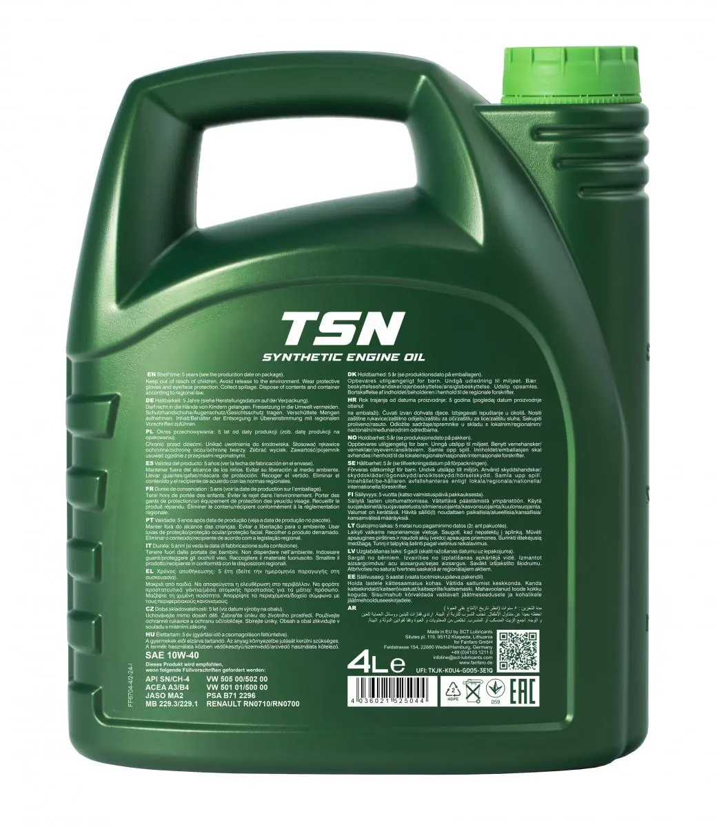 SCT - MANNOL motorolaj - FF6704-4 - TothCarparts