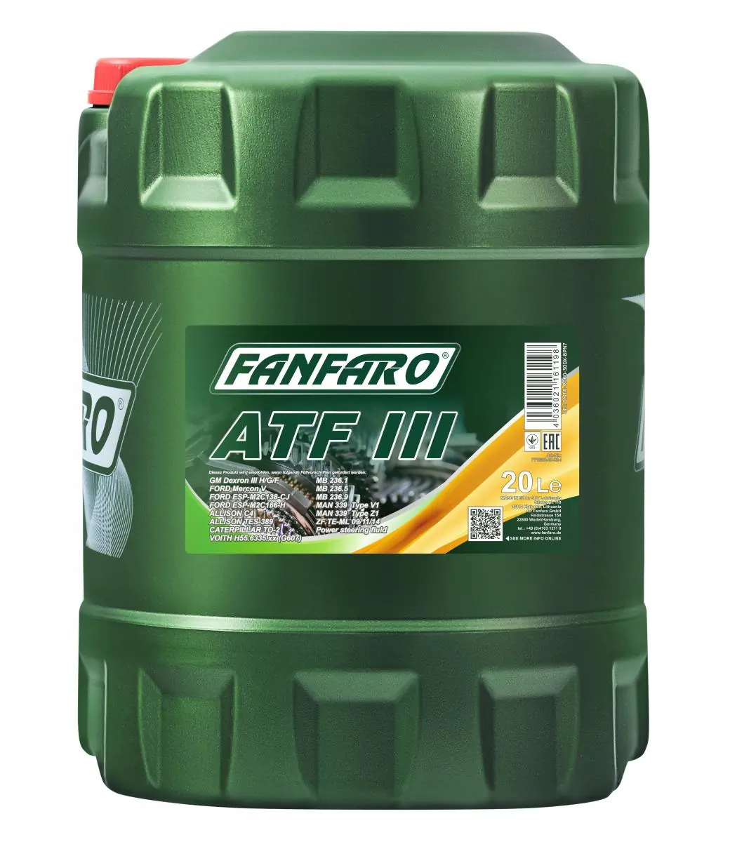 SCT - MANNOL Olaj, automata sebességváltó - FF8603-20 - TothCarparts