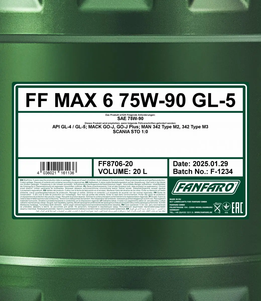 SCT - MANNOL Váltóolaj - FF8706-20 - TothCarparts