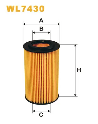 ANDEL olajszűrő - ANF0455 - TothCarparts