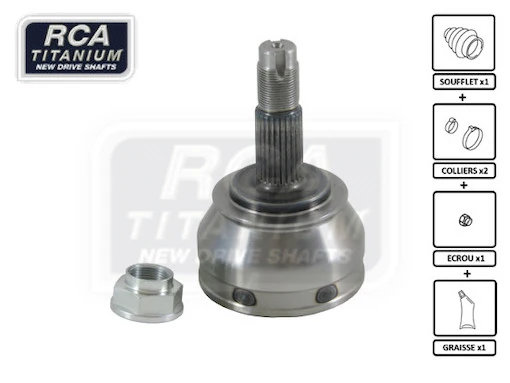 RCA FRANCE csuklókészlet, hajtótengely - FI60 - TothCarparts