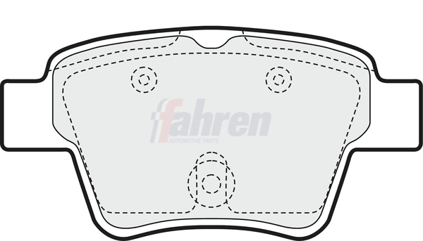 Fahren fékbetétkészlet, tárcsafék - FBP3155 - TothCarparts