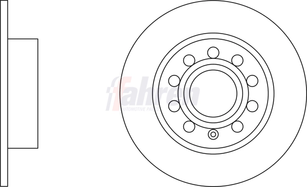 Fahren féktárcsa - FBD6087 - TothCarparts