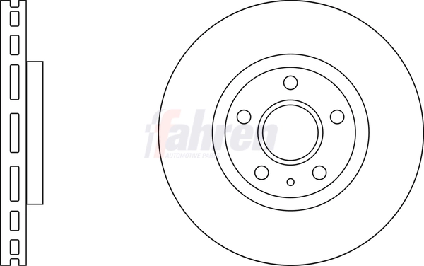 Fahren féktárcsa - FBD6210 - TothCarparts