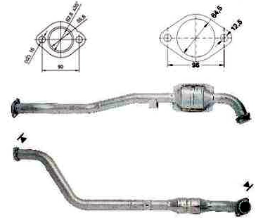 VEGAZ GmbH katalizátor - FK-887 - TothCarparts