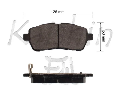 KAISHIN fékbetétkészlet, tárcsafék - FK0051 - TothCarparts