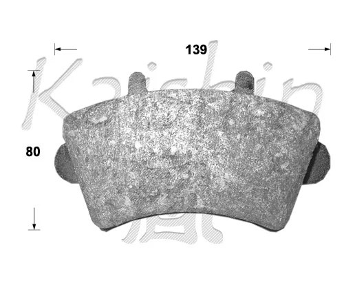 KAISHIN fékbetétkészlet, tárcsafék - FK10089 - TothCarparts