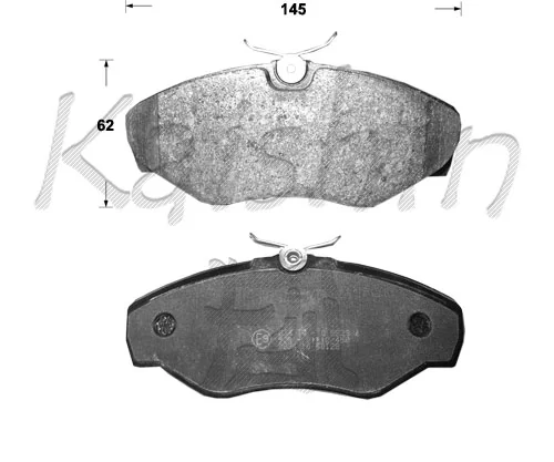 KAISHIN fékbetétkészlet, tárcsafék - FK10091 - TothCarparts