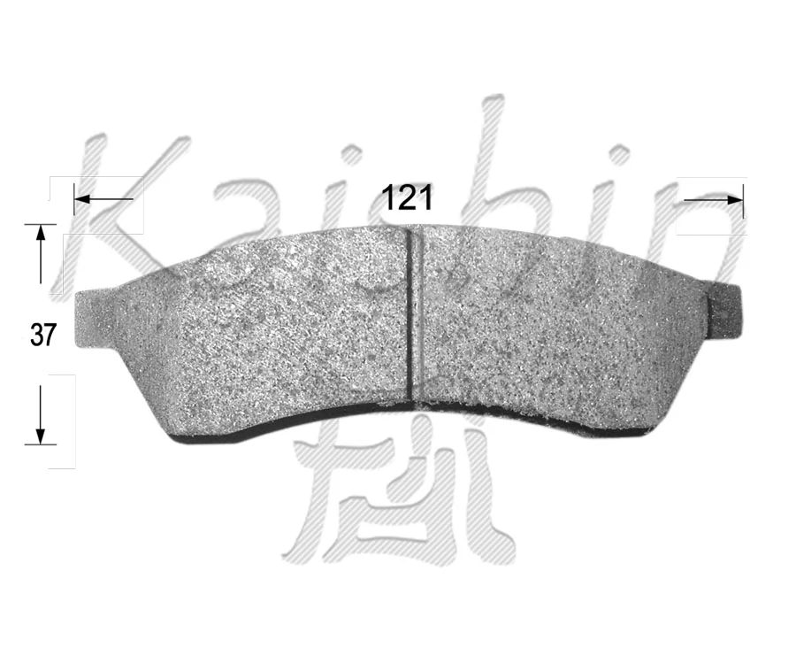KAISHIN fékbetétkészlet, tárcsafék - FK10114 - TothCarparts