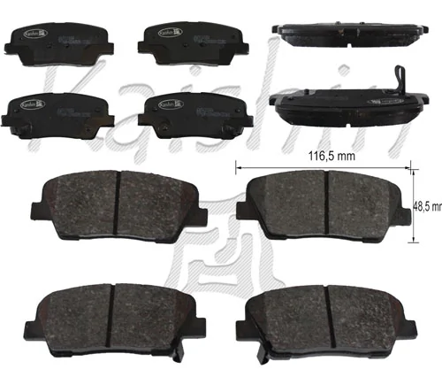 KAISHIN fékbetétkészlet, tárcsafék - FK10184 - TothCarparts