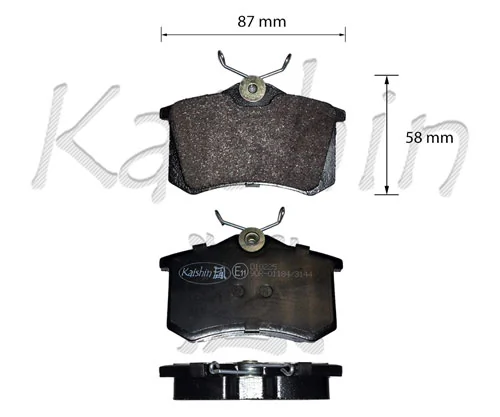 KAISHIN fékbetétkészlet, tárcsafék - FK10225 - TothCarparts