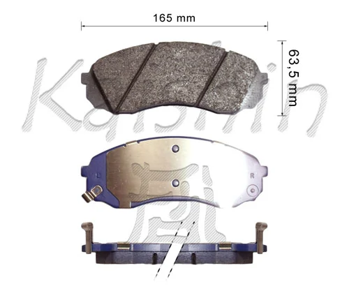 KAISHIN fékbetétkészlet, tárcsafék - FK11236 - TothCarparts