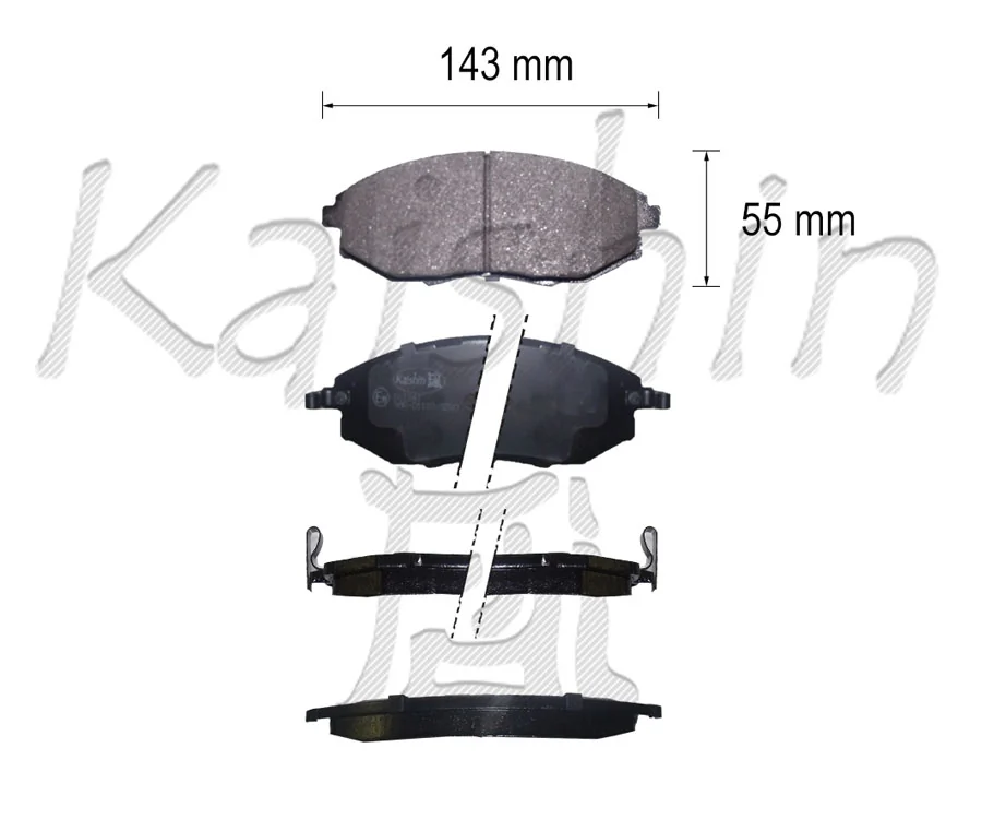 KAISHIN fékbetétkészlet, tárcsafék - FK11247 - TothCarparts