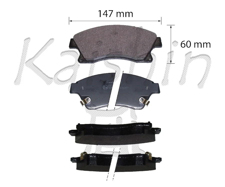 KAISHIN fékbetétkészlet, tárcsafék - FK11291 - TothCarparts