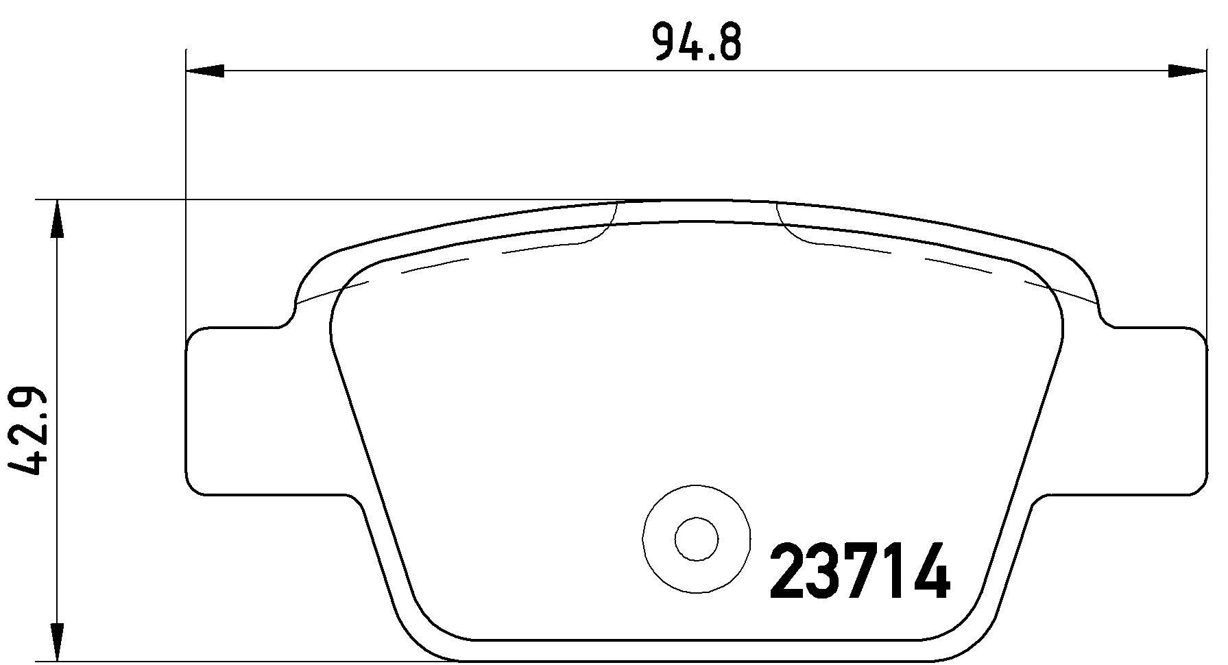 KAISHIN fékbetétkészlet, tárcsafék - FK20009 - TothCarparts
