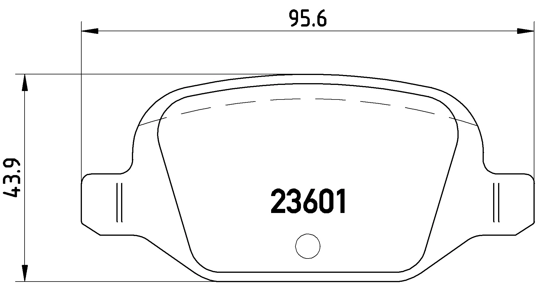 KAISHIN fékbetétkészlet, tárcsafék - FK20043 - TothCarparts