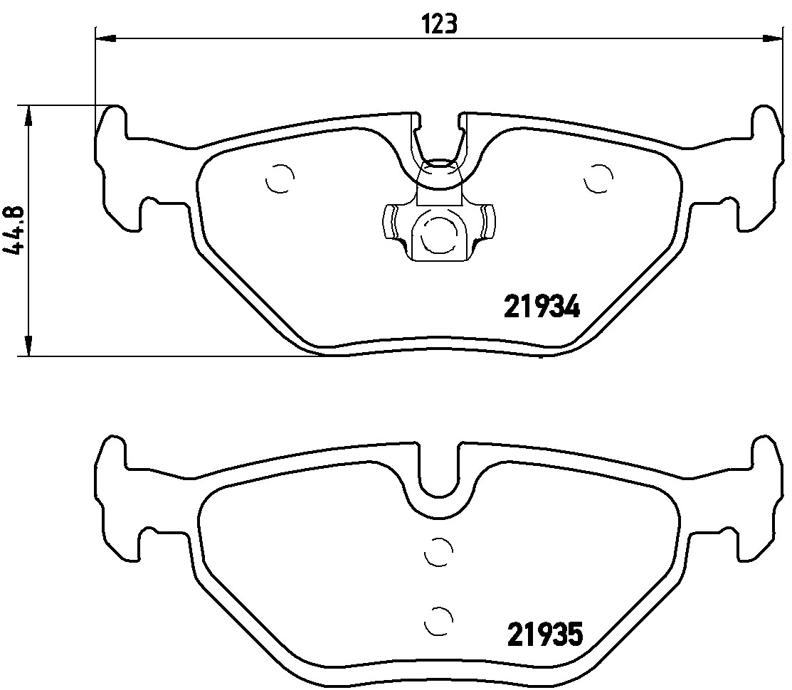 KAISHIN fékbetétkészlet, tárcsafék - FK20094 - TothCarparts