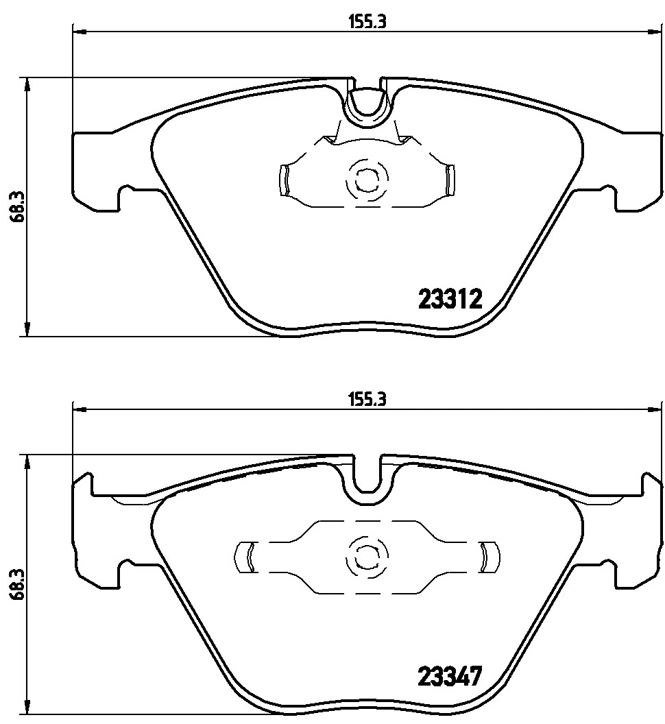 KAISHIN fékbetétkészlet, tárcsafék - FK20104 - TothCarparts