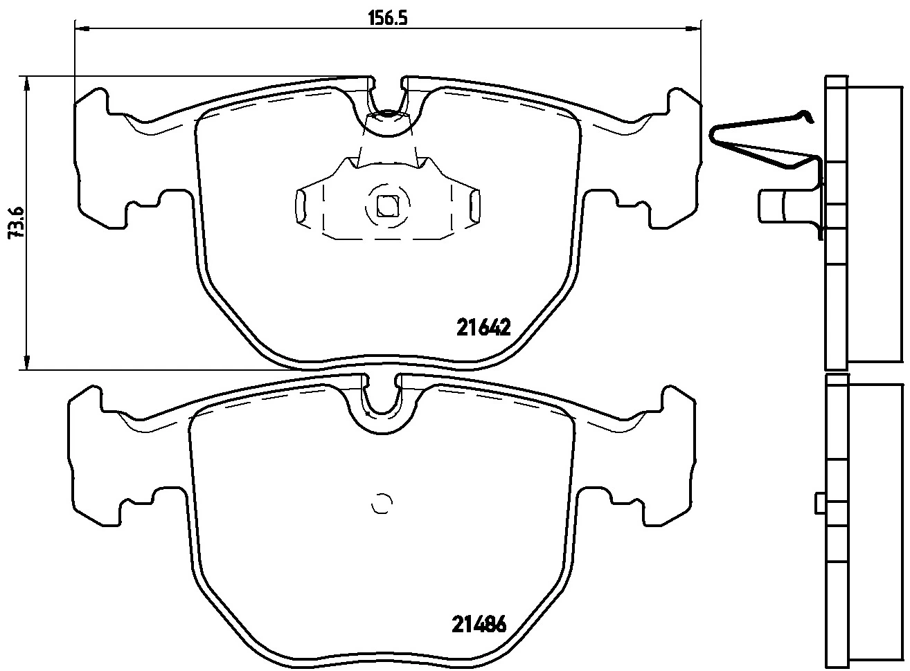 KAISHIN fékbetétkészlet, tárcsafék - FK20119 - TothCarparts