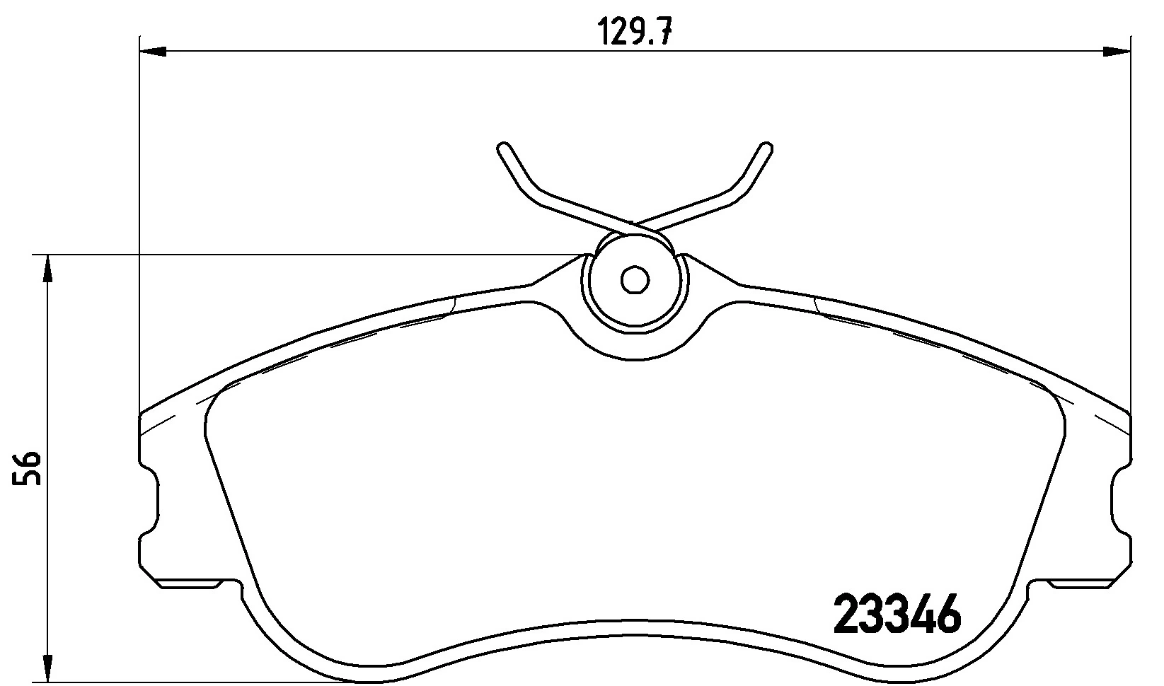 KAISHIN fékbetétkészlet, tárcsafék - FK20123 - TothCarparts