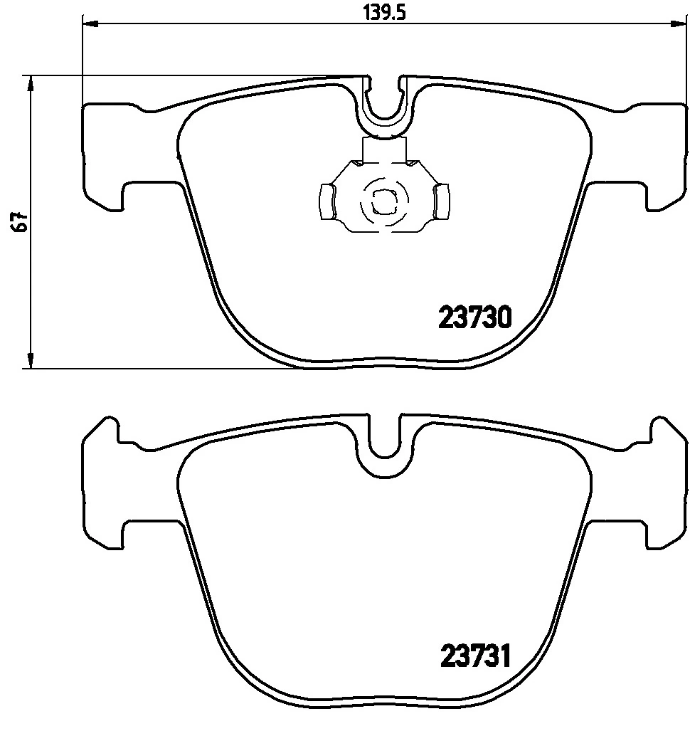 KAISHIN fékbetétkészlet, tárcsafék - FK20140 - TothCarparts