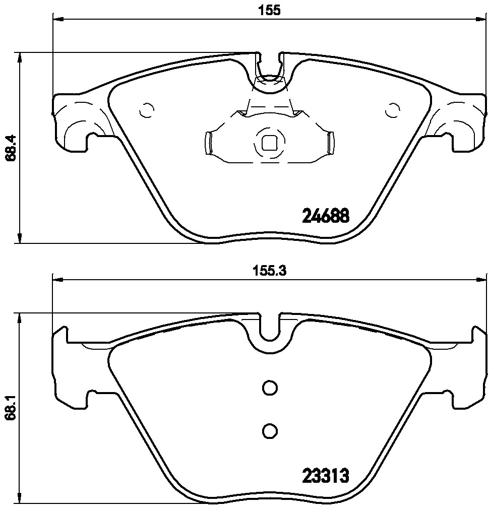 KAISHIN fékbetétkészlet, tárcsafék - FK20141 - TothCarparts
