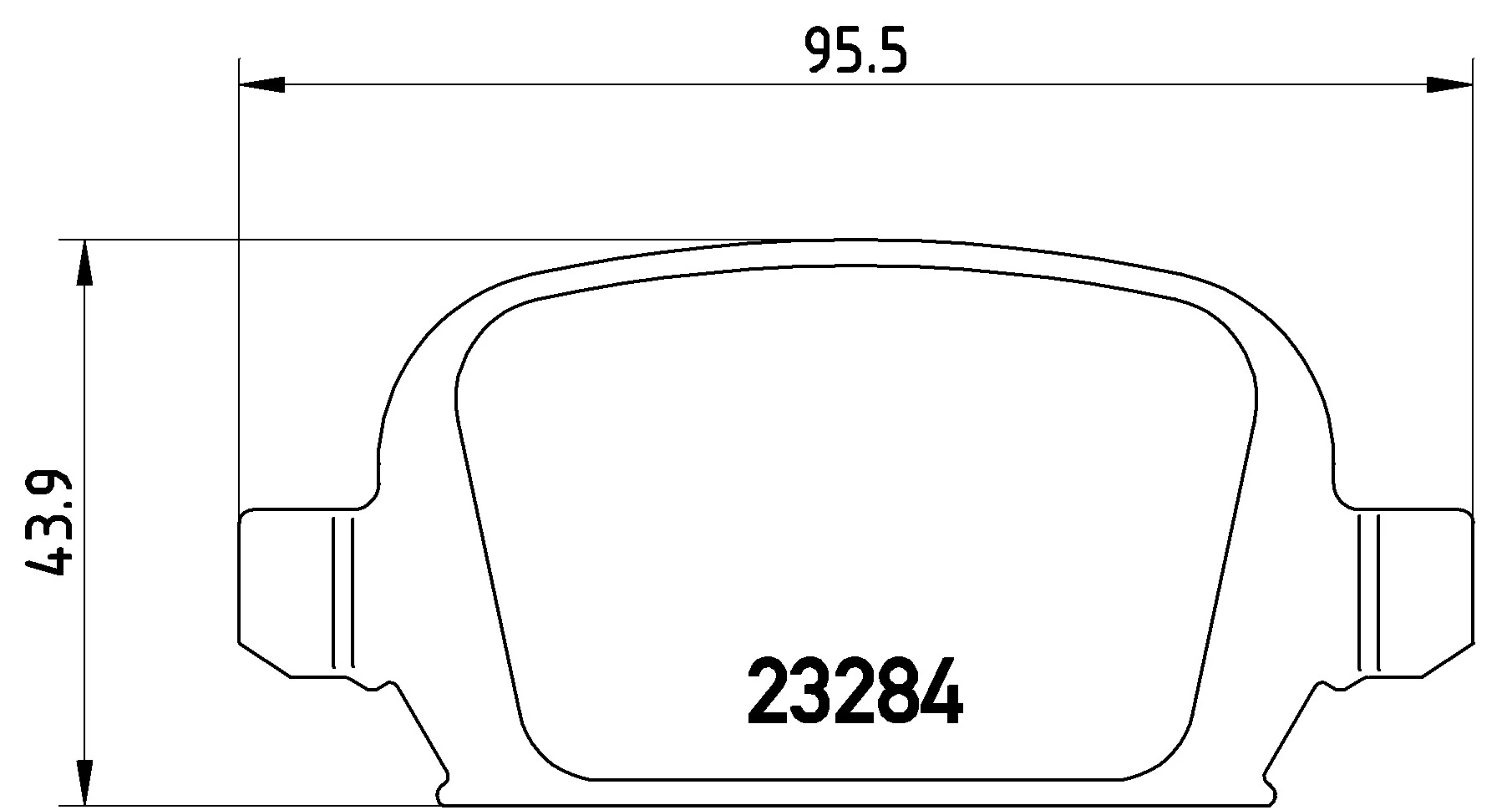 KAISHIN fékbetétkészlet, tárcsafék - FK20192 - TothCarparts