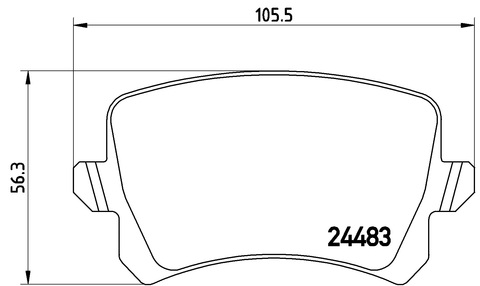 KAISHIN fékbetétkészlet, tárcsafék - FK20228 - TothCarparts