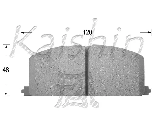KAISHIN fékbetétkészlet, tárcsafék - FK2023 - TothCarparts