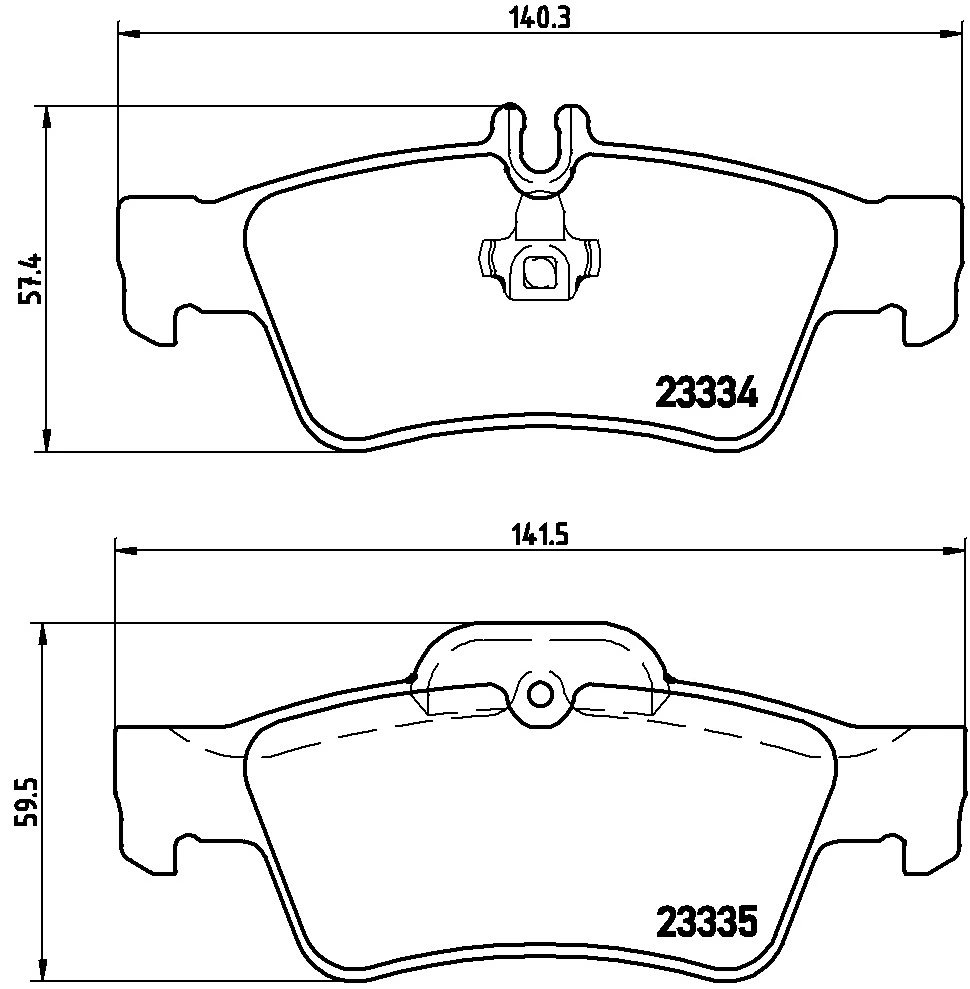 KAISHIN fékbetétkészlet, tárcsafék - FK20230 - TothCarparts