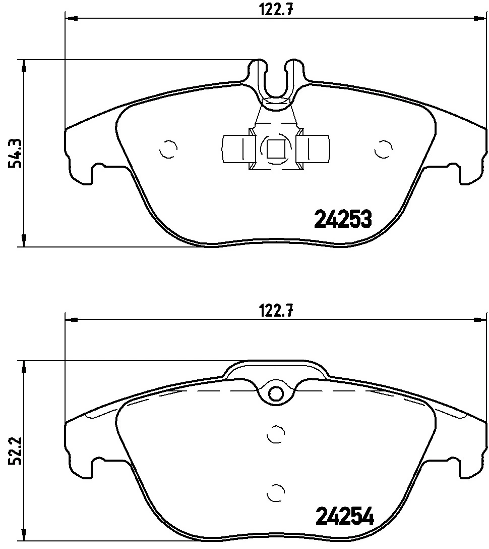 KAISHIN fékbetétkészlet, tárcsafék - FK20232 - TothCarparts