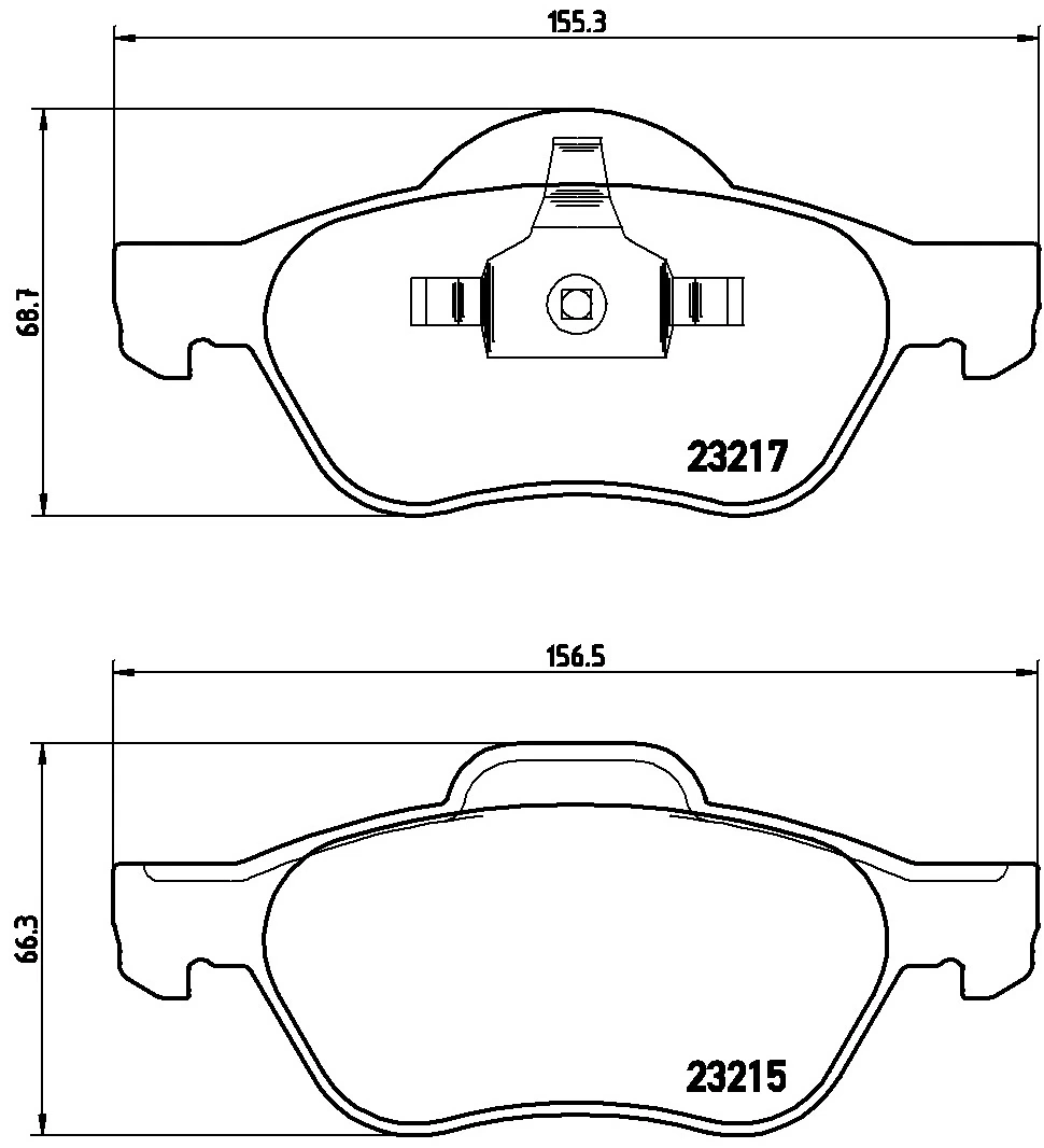 KAISHIN fékbetétkészlet, tárcsafék - FK20241 - TothCarparts