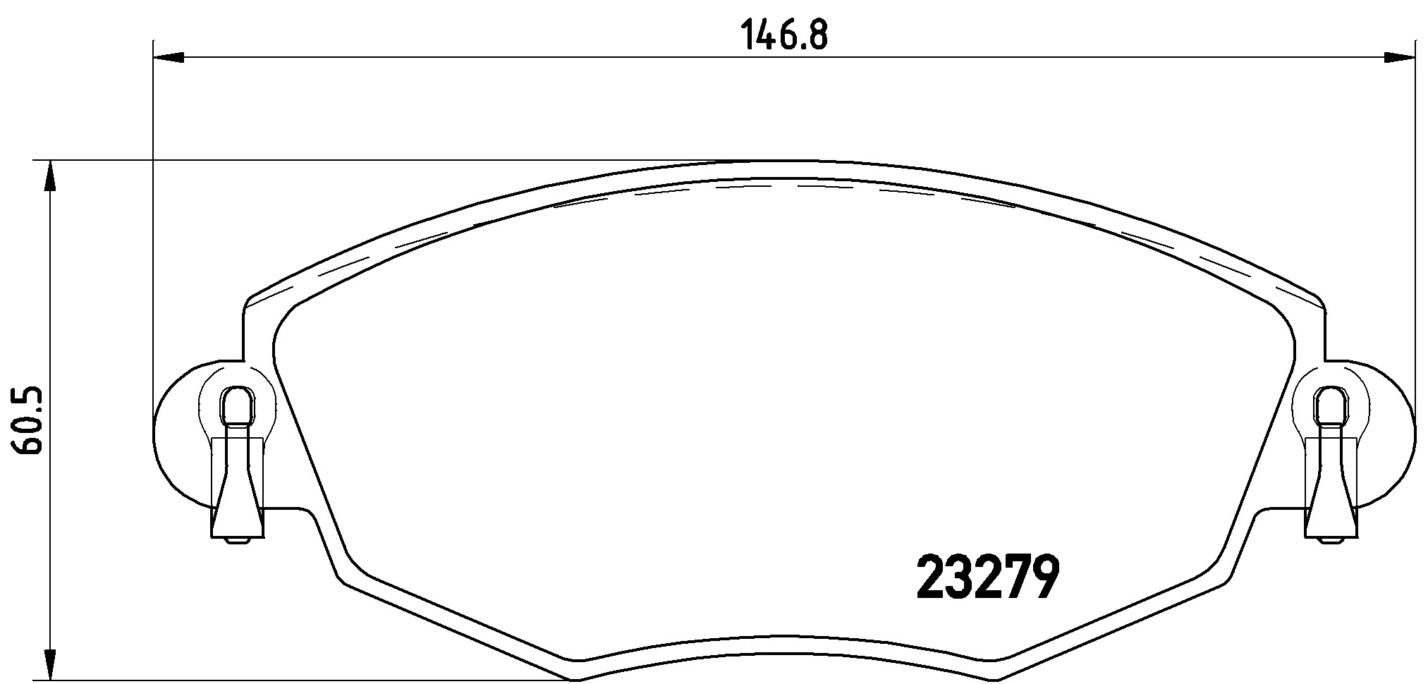 KAISHIN fékbetétkészlet, tárcsafék - FK20288 - TothCarparts
