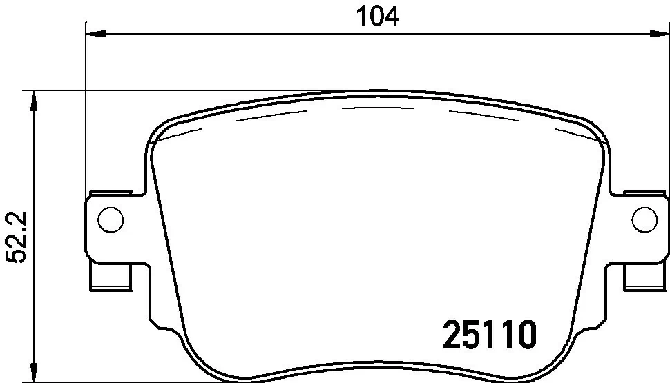 KAISHIN fékbetétkészlet, tárcsafék - FK20292 - TothCarparts