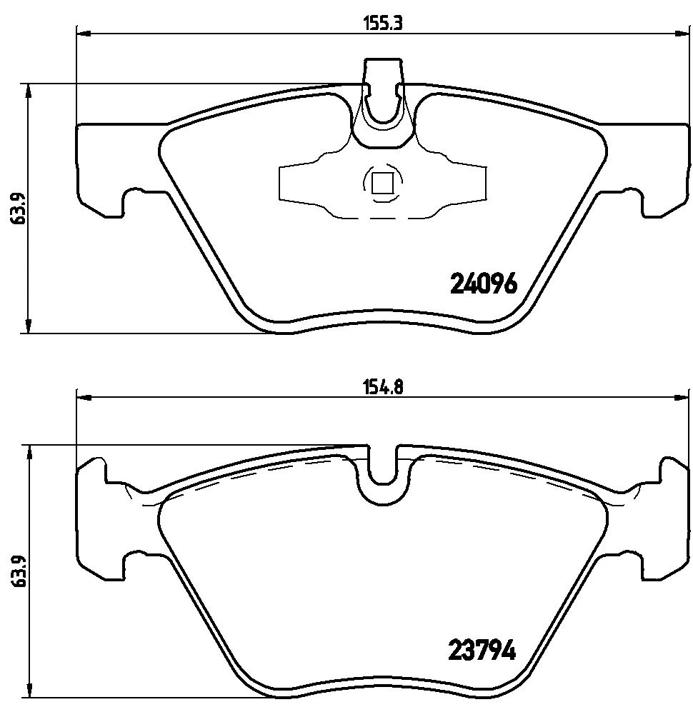 KAISHIN fékbetétkészlet, tárcsafék - FK20305 - TothCarparts