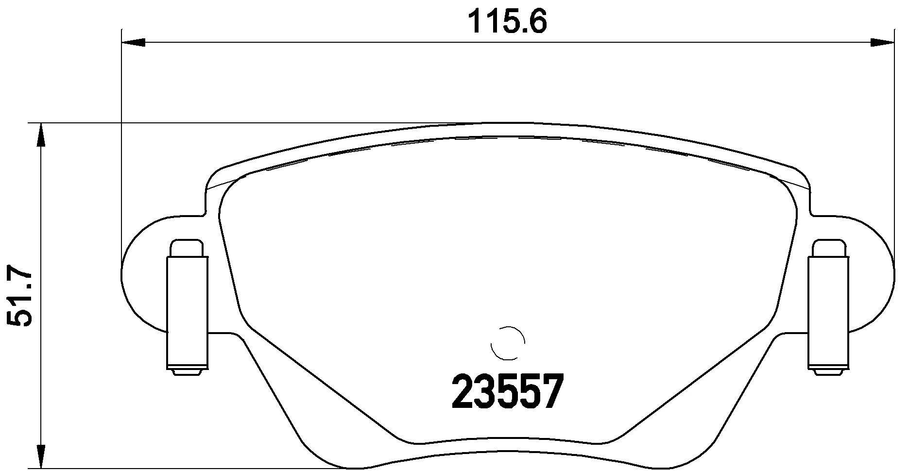 KAISHIN fékbetétkészlet, tárcsafék - FK20309 - TothCarparts