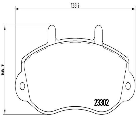 KAISHIN fékbetétkészlet, tárcsafék - FK20317 - TothCarparts