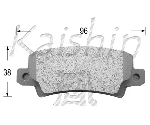 KAISHIN fékbetétkészlet, tárcsafék - FK2227 - TothCarparts