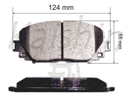 KAISHIN fékbetétkészlet, tárcsafék - FK2253 - TothCarparts
